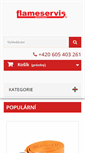 Mobile Screenshot of flameservis.com